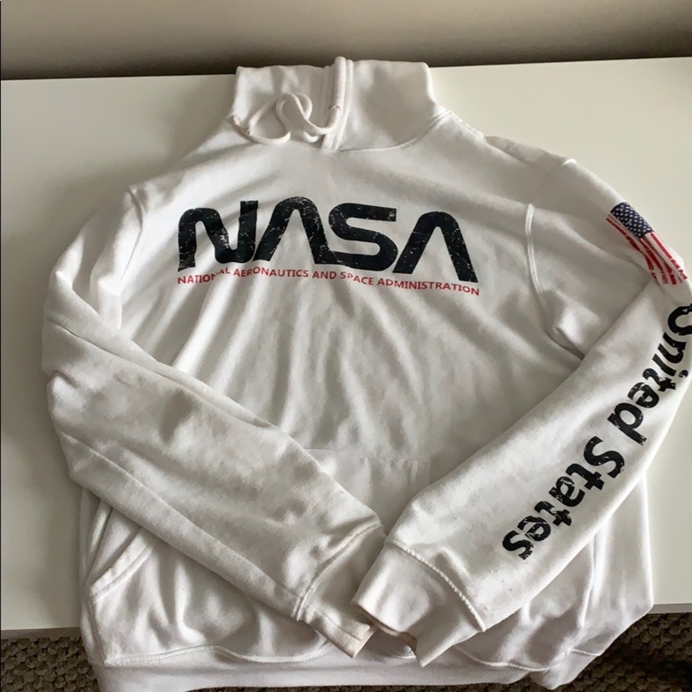 NASA white hoodie